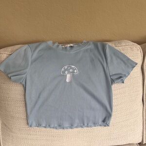 Blue Mushroom T-Shirt